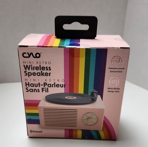 CYLO Mini Retro Wireless Bluetooth Speaker - Picture 7 of 12